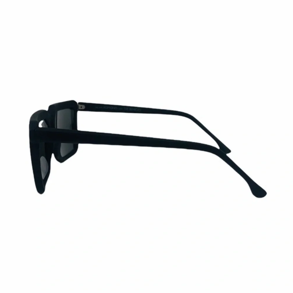 KOMONO - Benicio CZ Black Rubber Sunglasses NWT